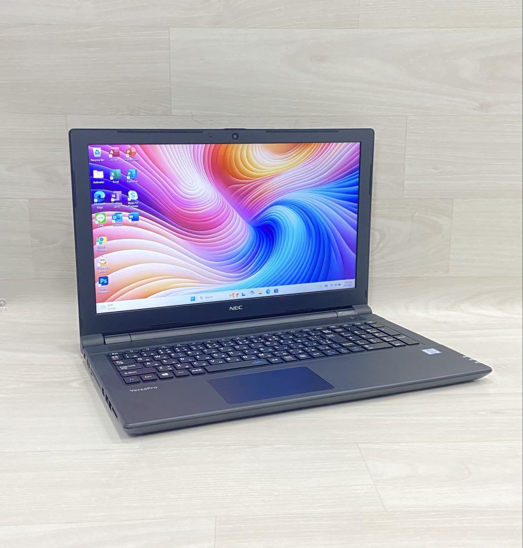 エヌイーシーNECVersaProノートCorei5/8GB/SSD-256GB