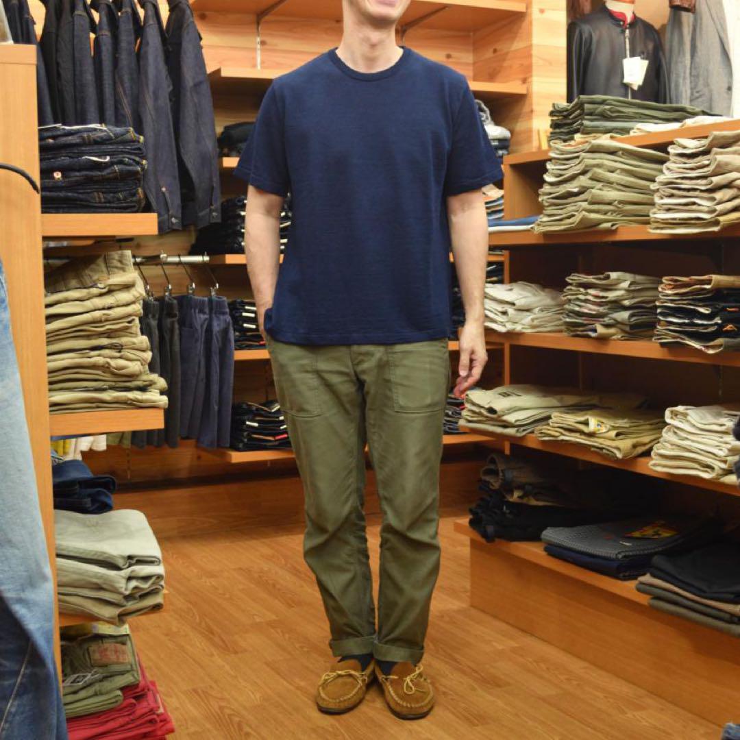 MOONCASTLE LINEN CREWNECK MC60 ネイビー M
