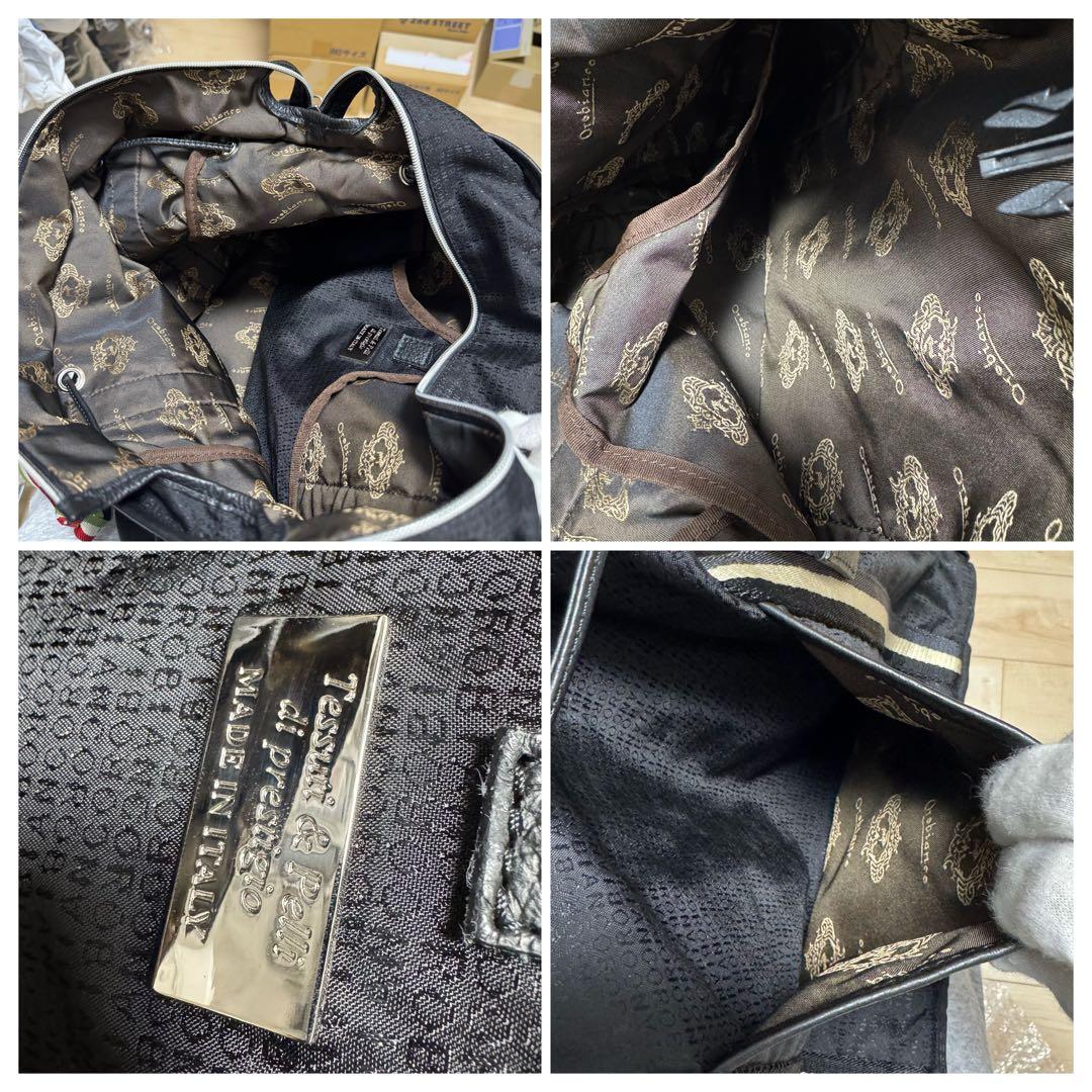 【新品同様】Orobianco オロビアンコ トートバッグ ブラック 黒 【新品同様】Orobianco オロビアンコ トートバッグ ブラック 黒