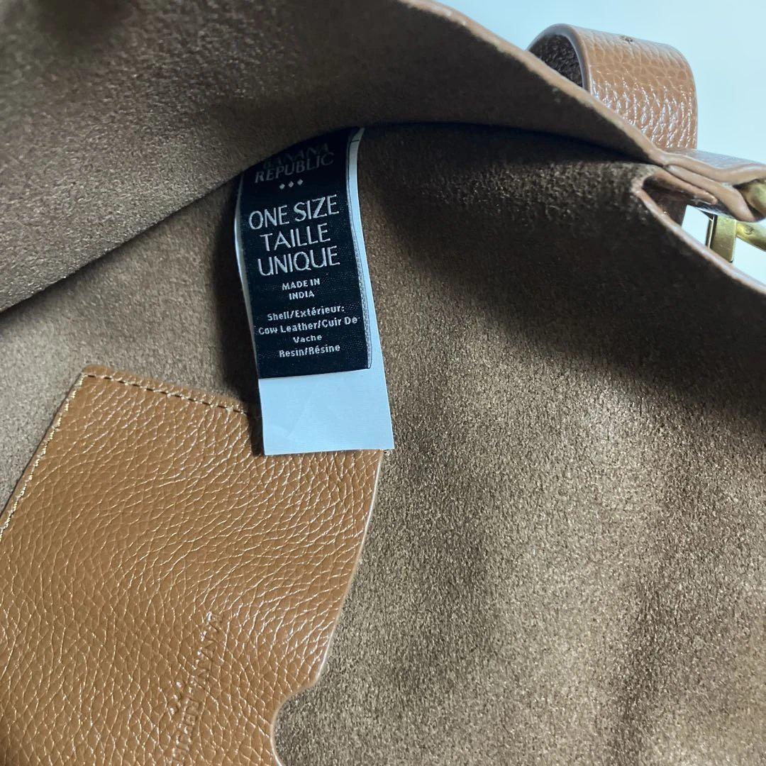 美品】Banana Republic クロスボディバッグ 本革 ブラウン