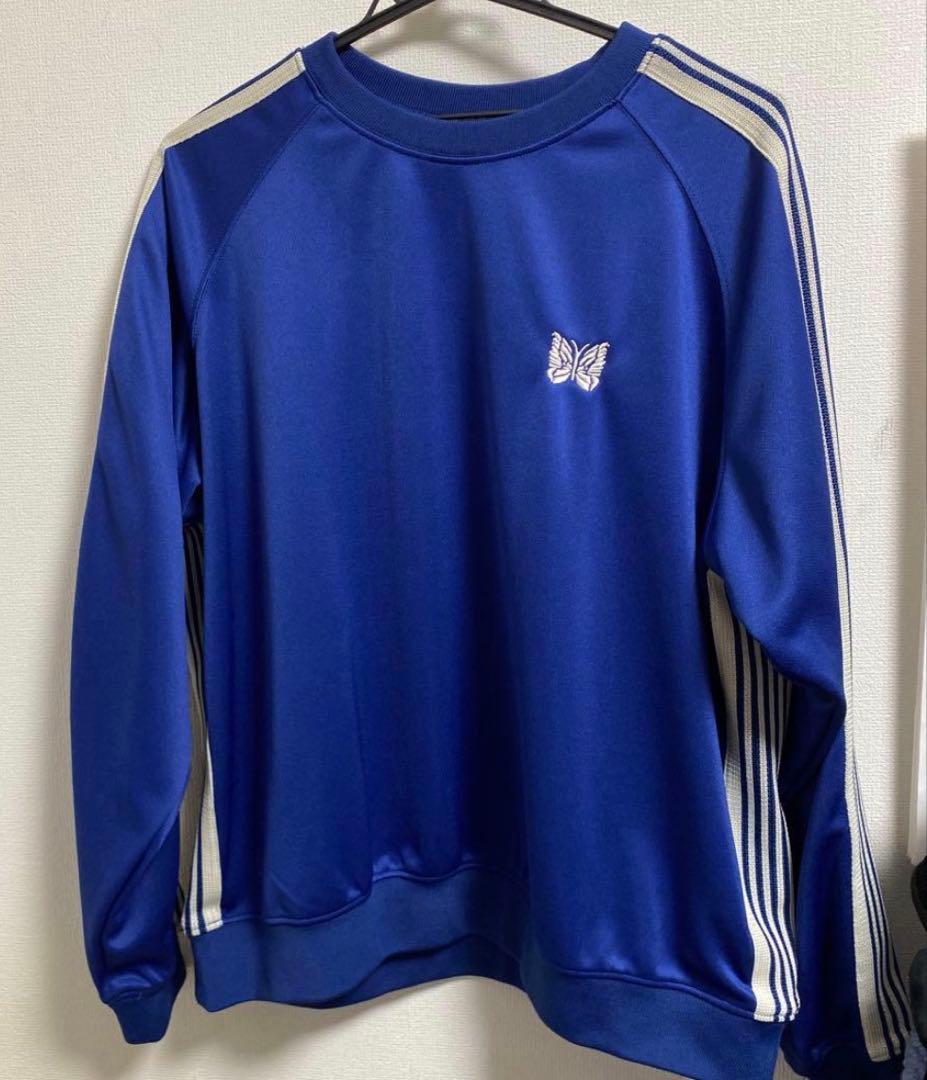 ニードルス クルーネックシャツ Mサイズ ブルーM・Needles