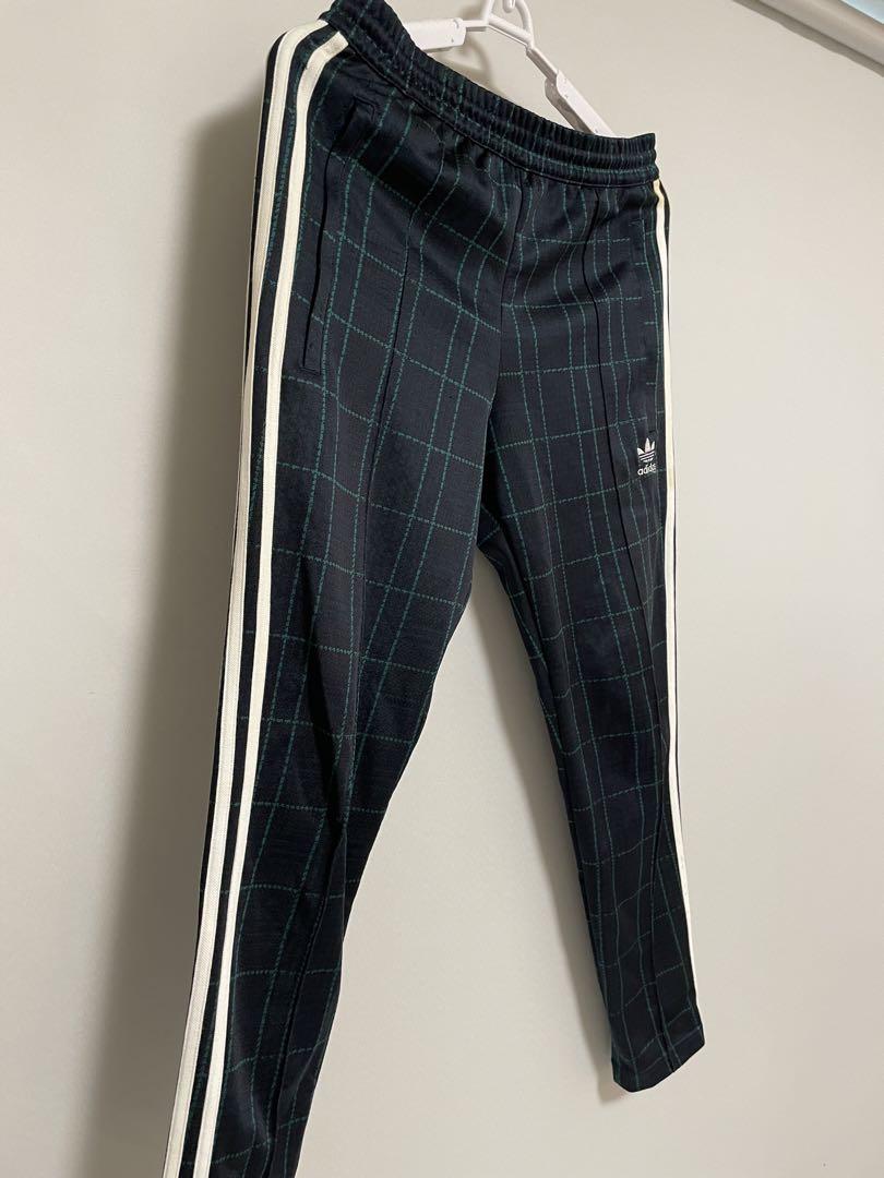 adidas タータンチェック柄セットアップジャージ 上下セット