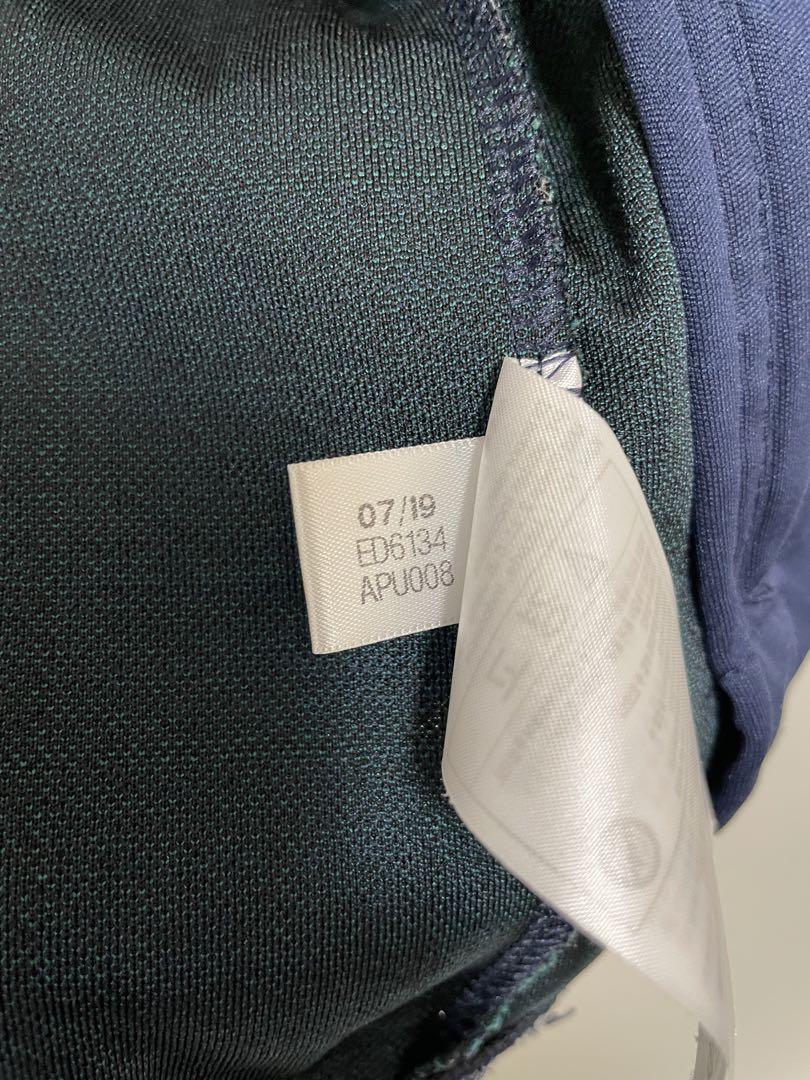 adidas タータンチェック柄セットアップジャージ 上下セット