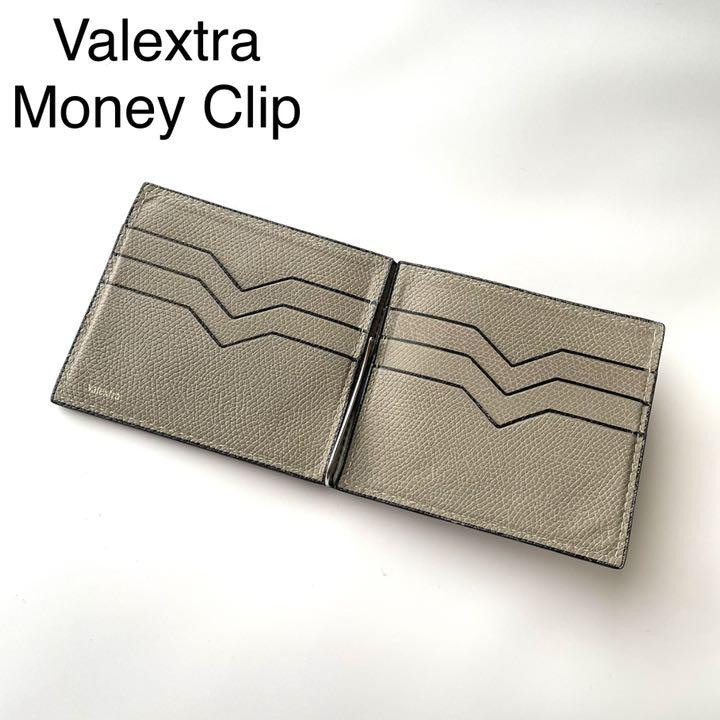 Valextra マネークリップ グレージュ