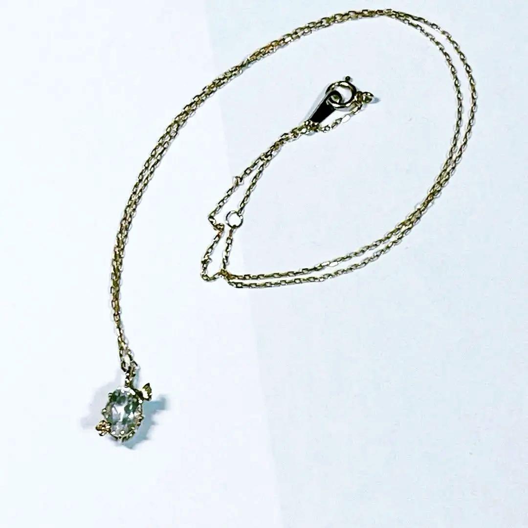 K10オーバルカットネックレス