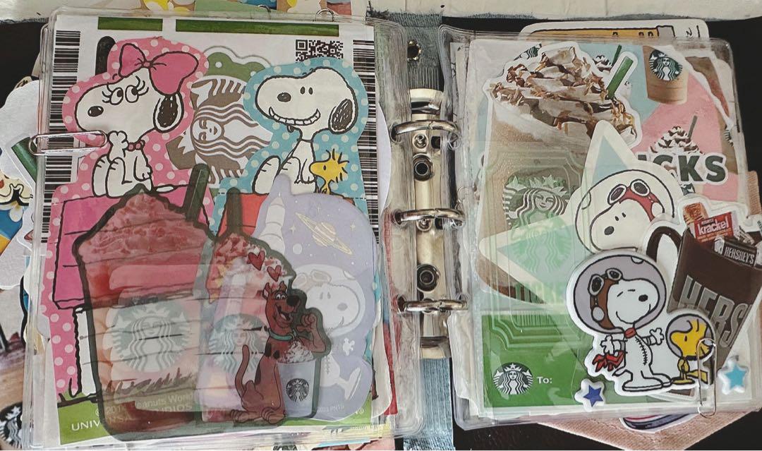 アメキャラ♡スヌーピーおすそ分けファイル＆スタバ