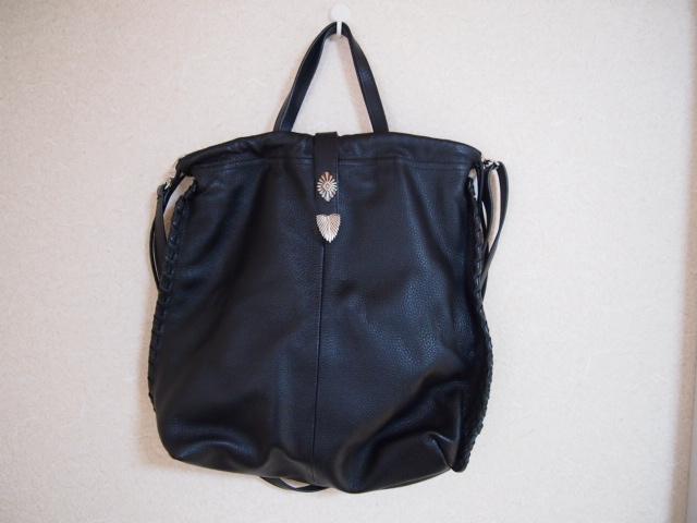 A4可◎ ear PAPILLONNER バックル巾着ショルダーバッグ Lサイズ