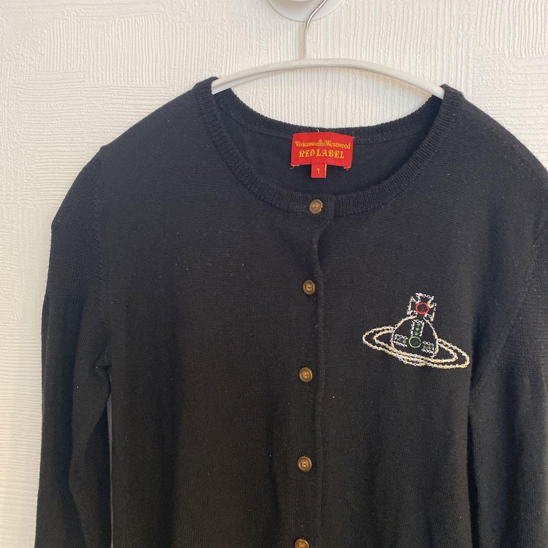 Vivienne Westwood Red Label 黒カーディガン ヴィヴィアンウエストウッド レッドレーベルVivienne Westwood