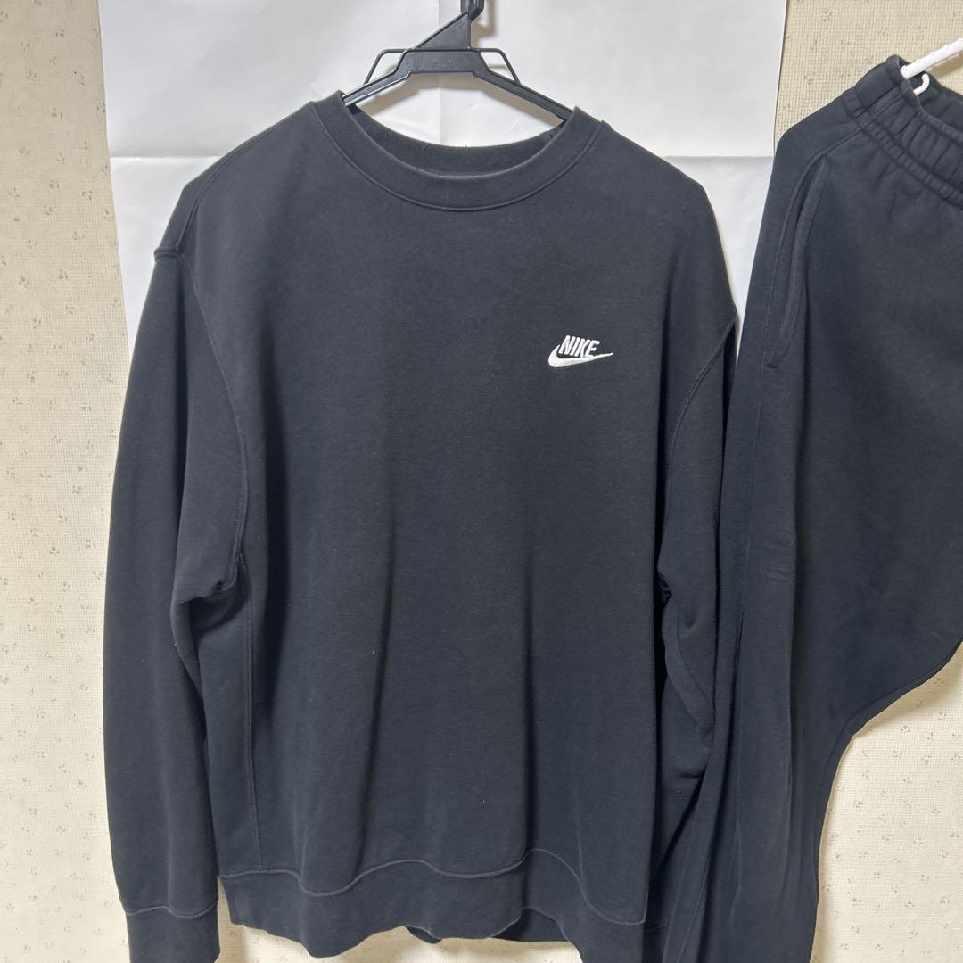 Nike ブラック スウェット上下セット セットアップ