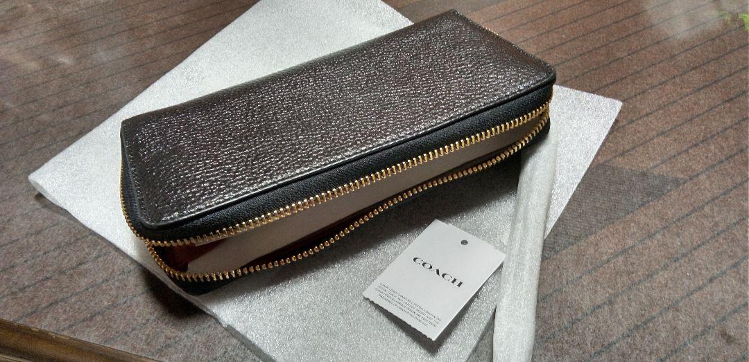 正規品得価 コーチ長財布 ロングジップアラウンドウォレット 黒 b5juL-m88777370736 格安新作登場