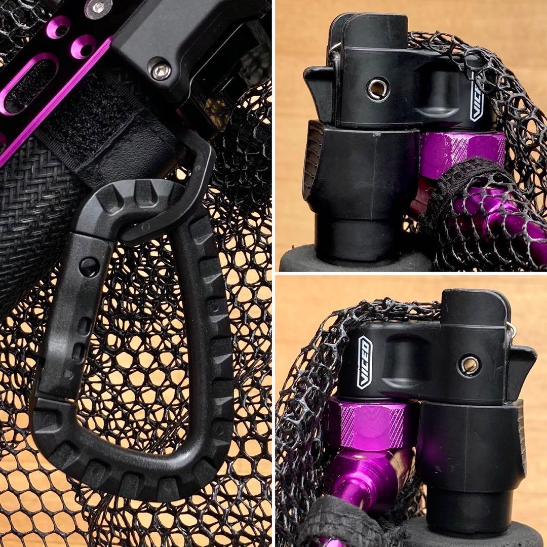 美品 ランディングネット ジャクソン スーパートリックスターネット 380 紫 美品 ランディングネット ジャクソン スーパートリックスターネット 380 紫