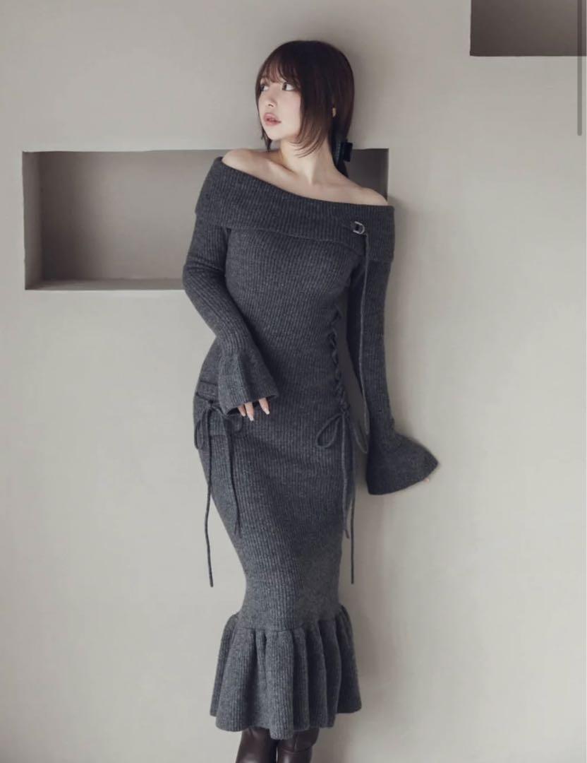 andmary Cheryl knit long dress AM0652