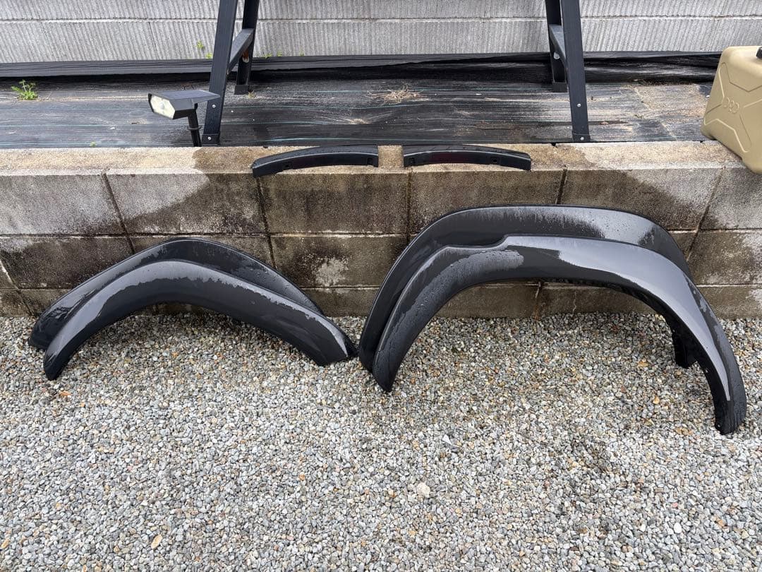 引き取り限定gun125ハイラックス　オーバーフェンダー　スキッドプレートセット