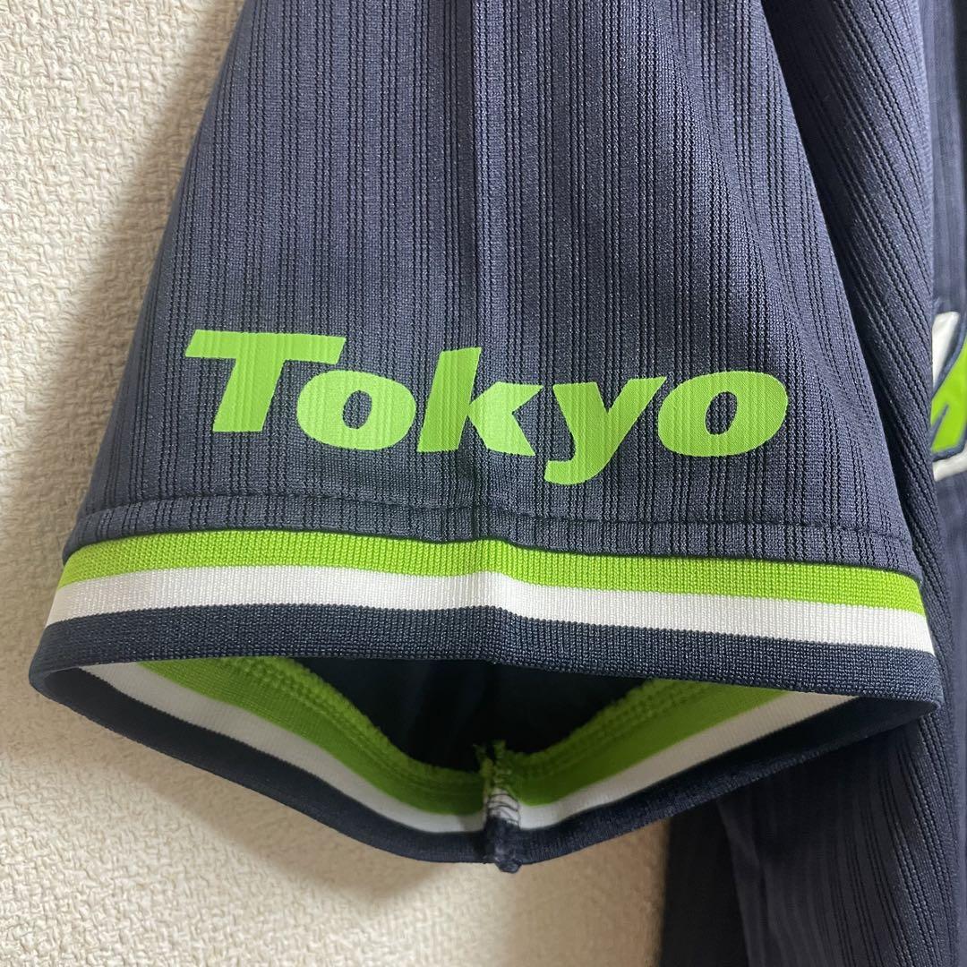 ヤクルトスワローズ　レプリカユニフォーム　ビジター　山田哲人　1 刺繍　M