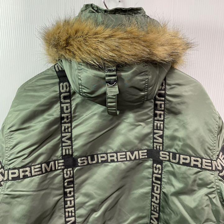 特価NEW Supreme Logo Tape N-3B ミリタリー モッズ コート kyQCb-m88784908884 低価高品質