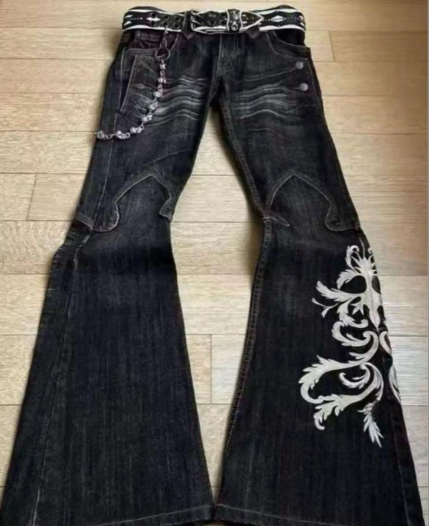 Y2K お兄系 フレアデニム アメリカンジーンズ