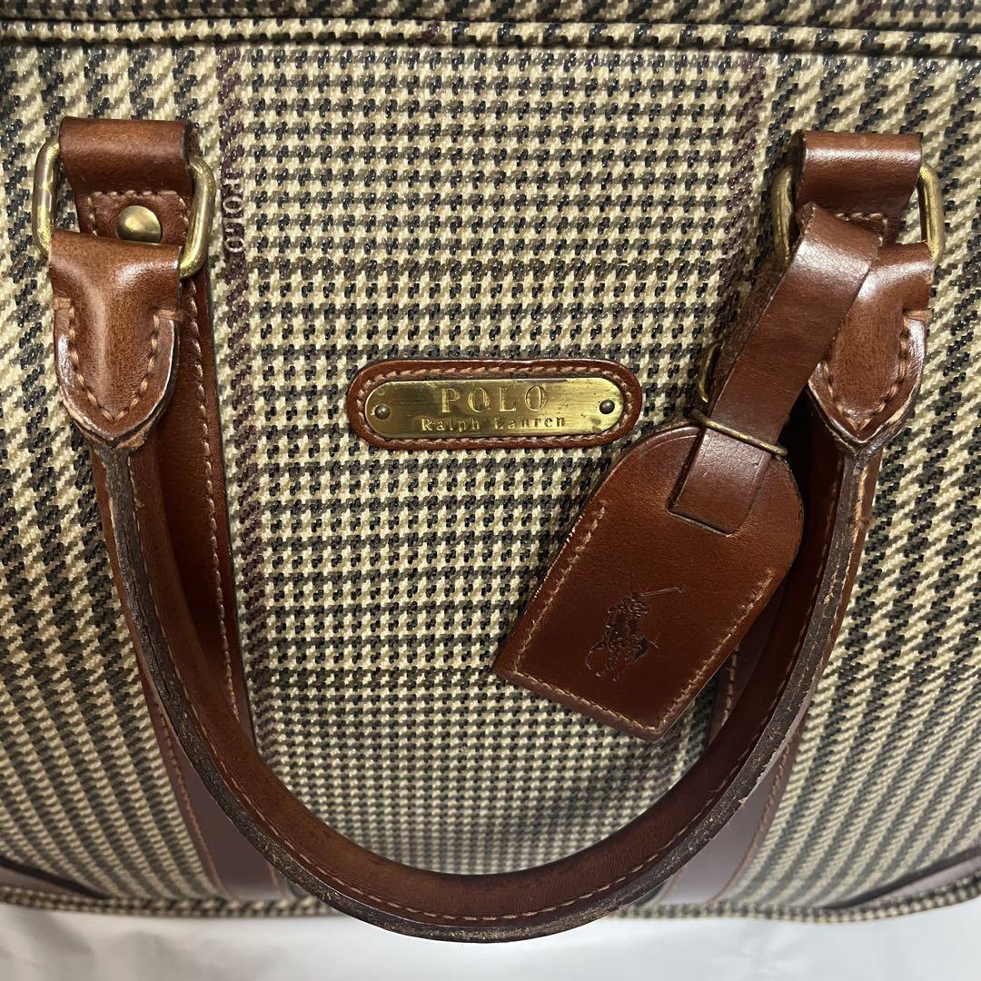 Polo Ralph Lauren ポロラルフローレン ビジネスバッグチェック柄