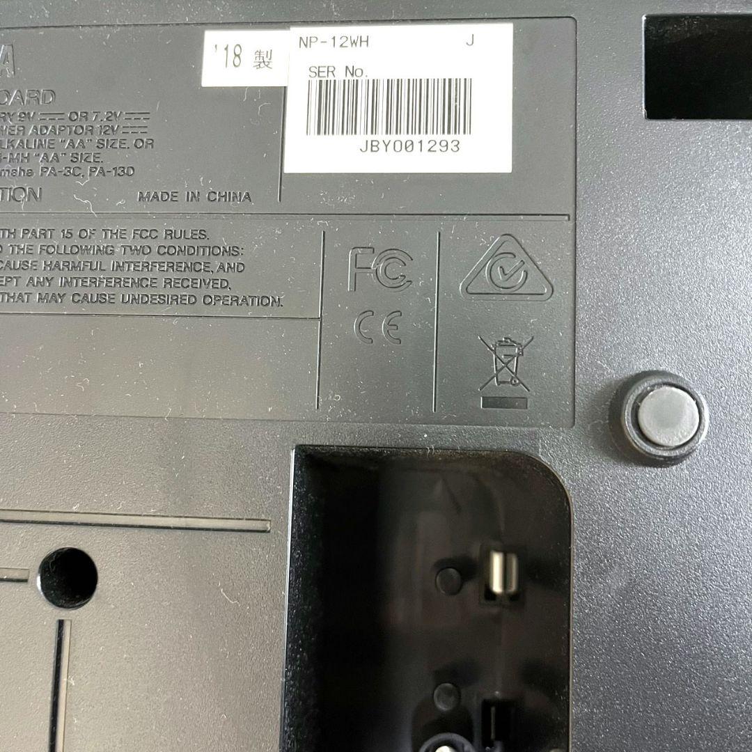 AN065 YAMAHA piaggero NP-12 電子キーボード　ホワイト