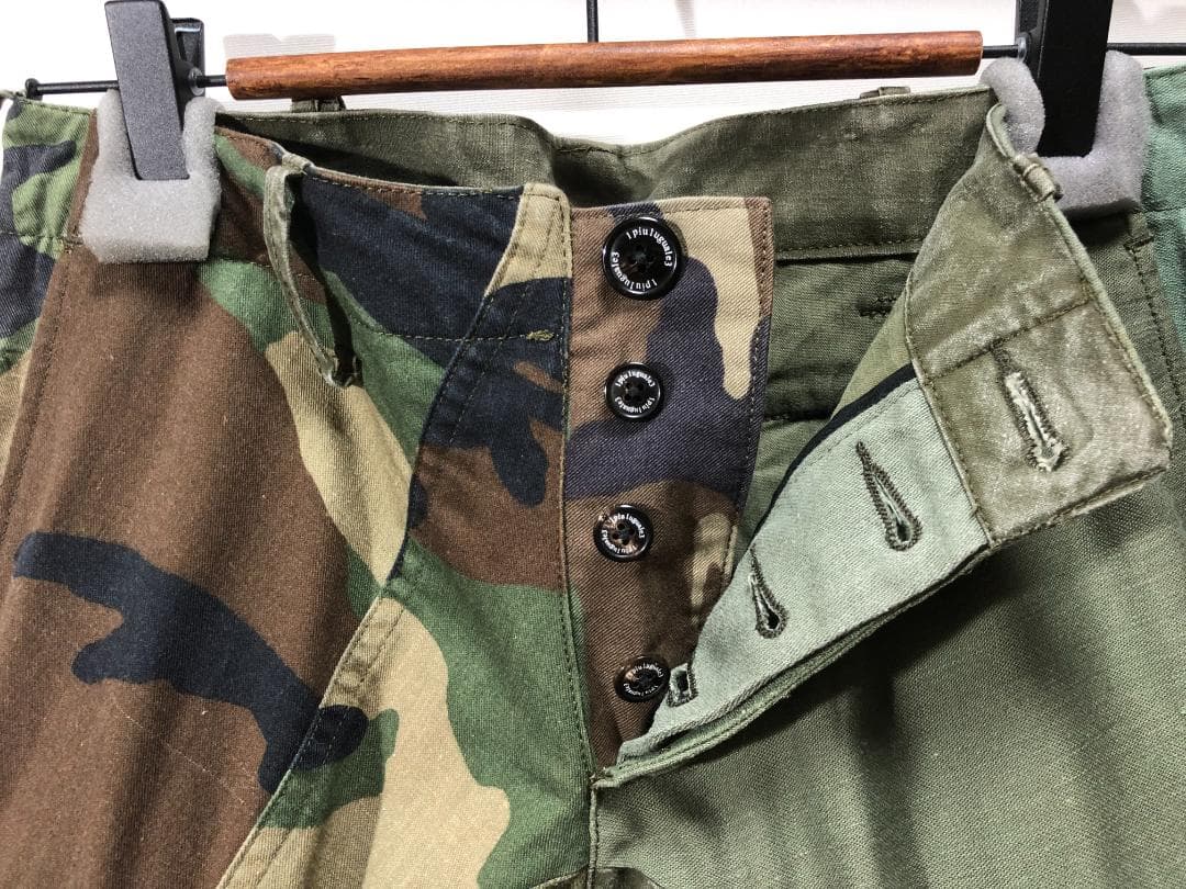 1piu1uguale3 ヴィンテージ リメイク 迷彩カーゴハーフパンツ 3 1piu1uguale3 ヴィンテージ リメイク 迷彩カーゴハーフパンツ 3