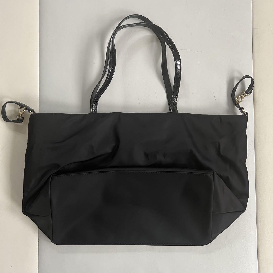お礼や感謝伝えるプチギフト ほぼ未使用の美品】⭐︎ケイトスペードニューヨーク⭐︎ブラック バッグ