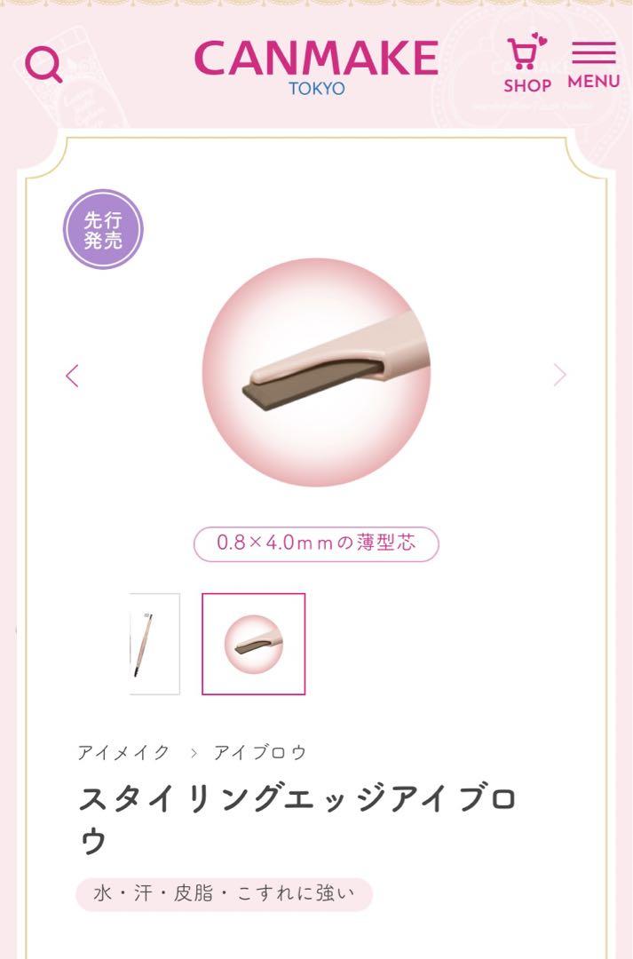 CANMAKE スタイリングエッジアイブロウ01