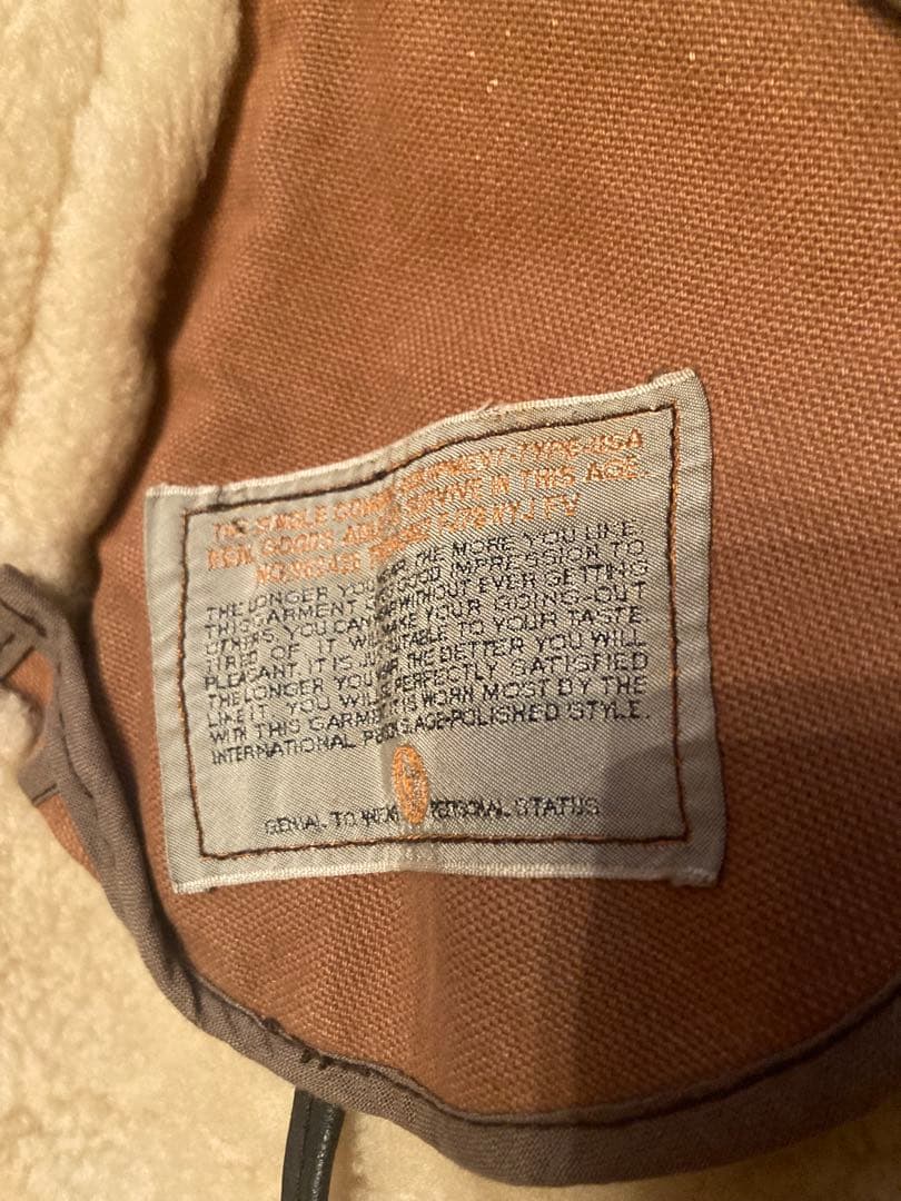 US.ARMY エアフォース TYPE B-3 フライトジャケット 羊革 ボア US.ARMY エアフォース TYPE B-3 フライトジャケット 羊革 ボア