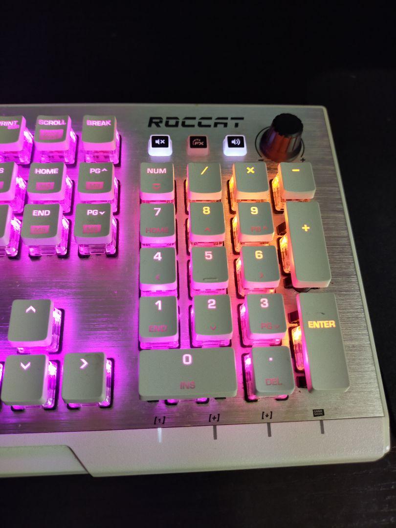 カッコいい【美品】「ＲＯＣＣＡＴ」 ゲーミングキーボード