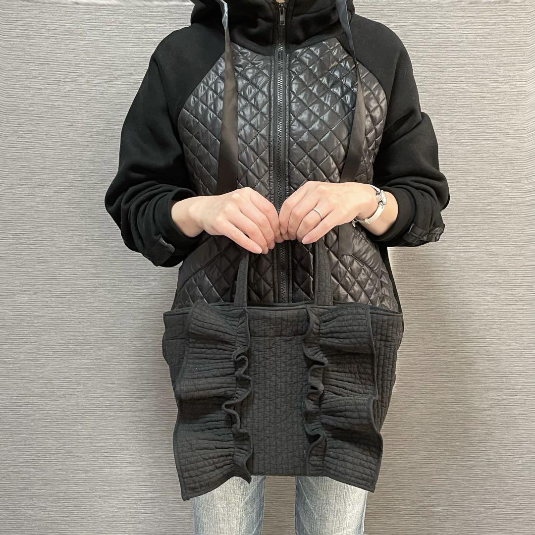 横ギャザーボケット付きトートバッグ yukiemonカルーセル