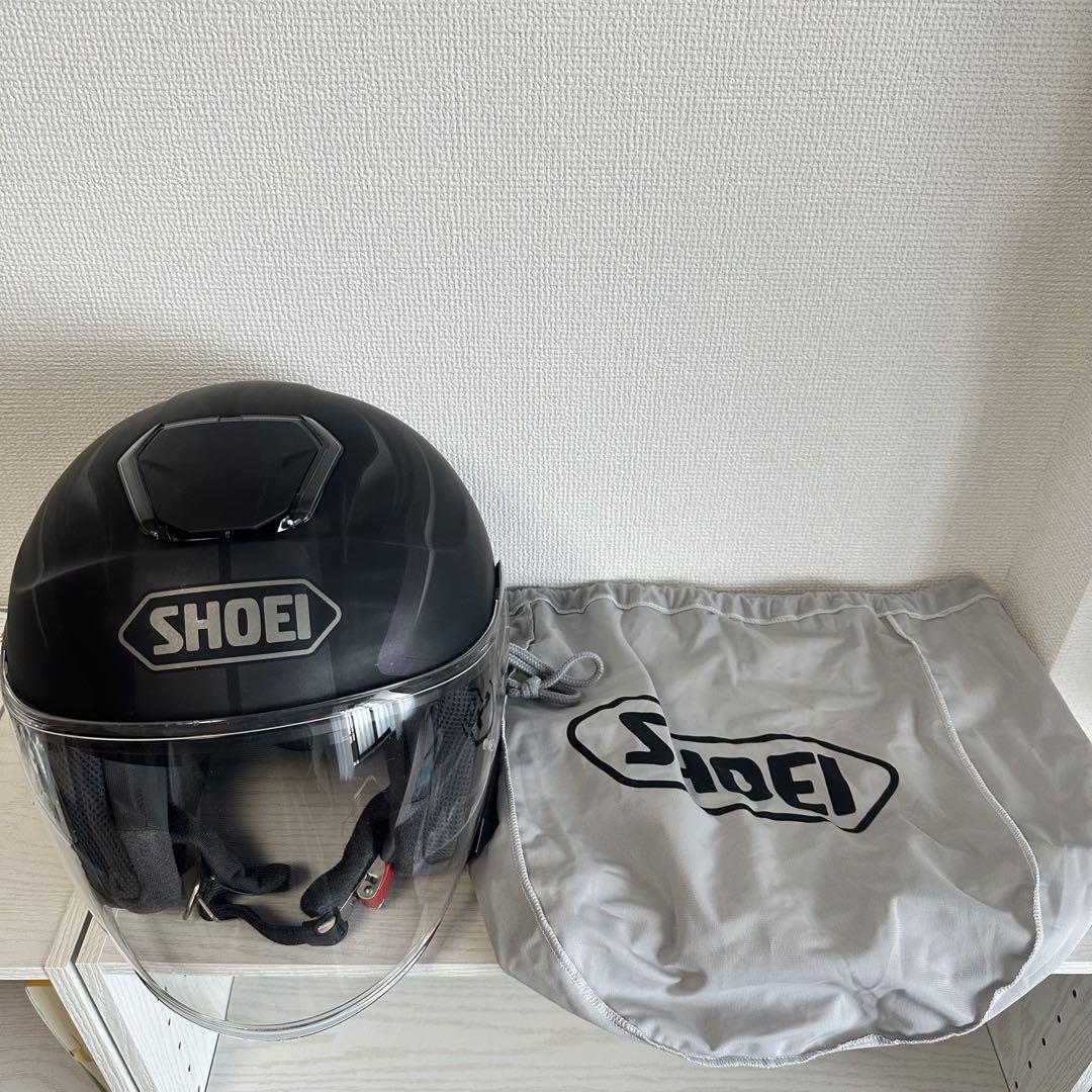 【SHOEI】バイク　ヘルメット　J-Cruise　マットブラック　袋付き