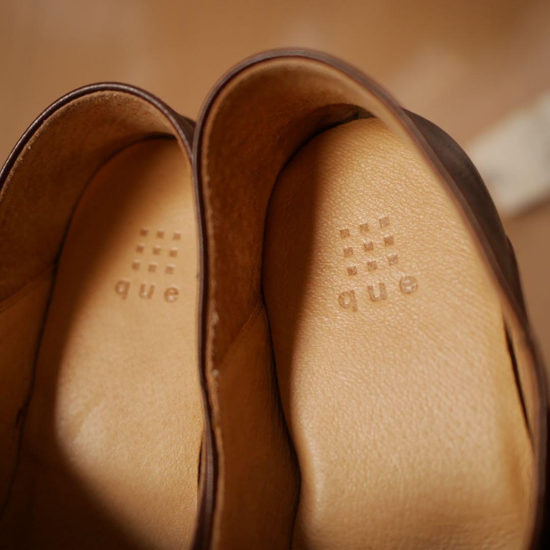 que shoes ブラウン サイズL