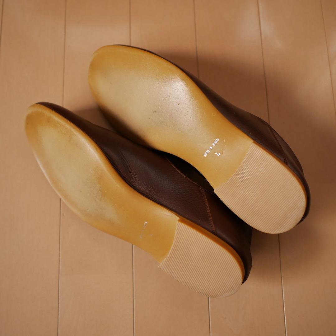 que shoes ブラウン サイズL