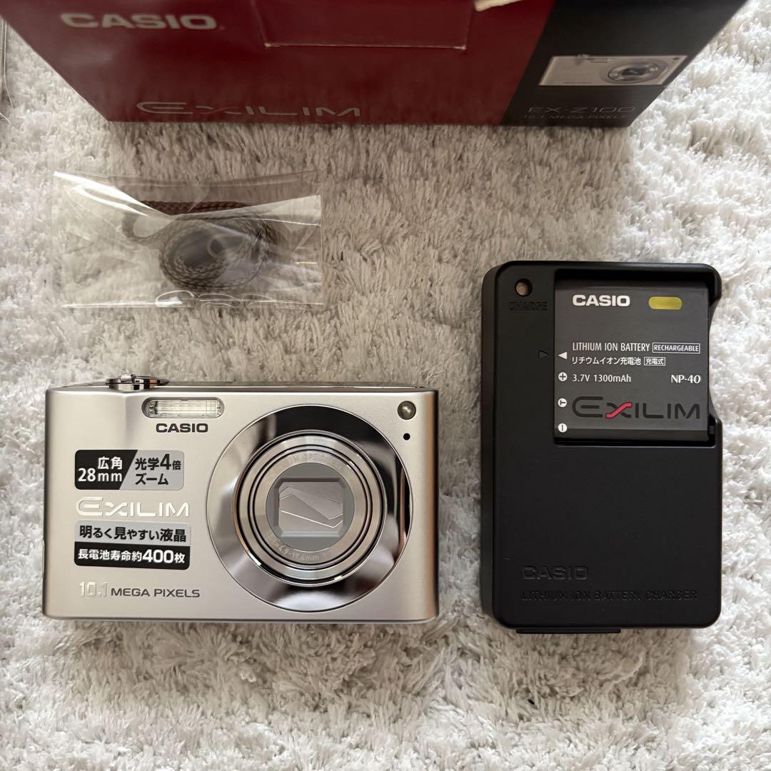 極上品【動作品】CASIO カシオ EXILIM EX-Z100 レトロコンデジ