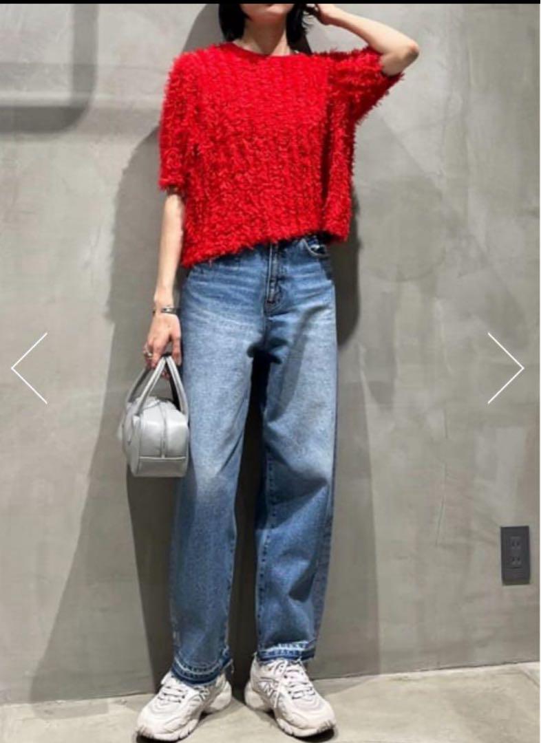 トップス HeRIN.CYE Cut fringe knit tops