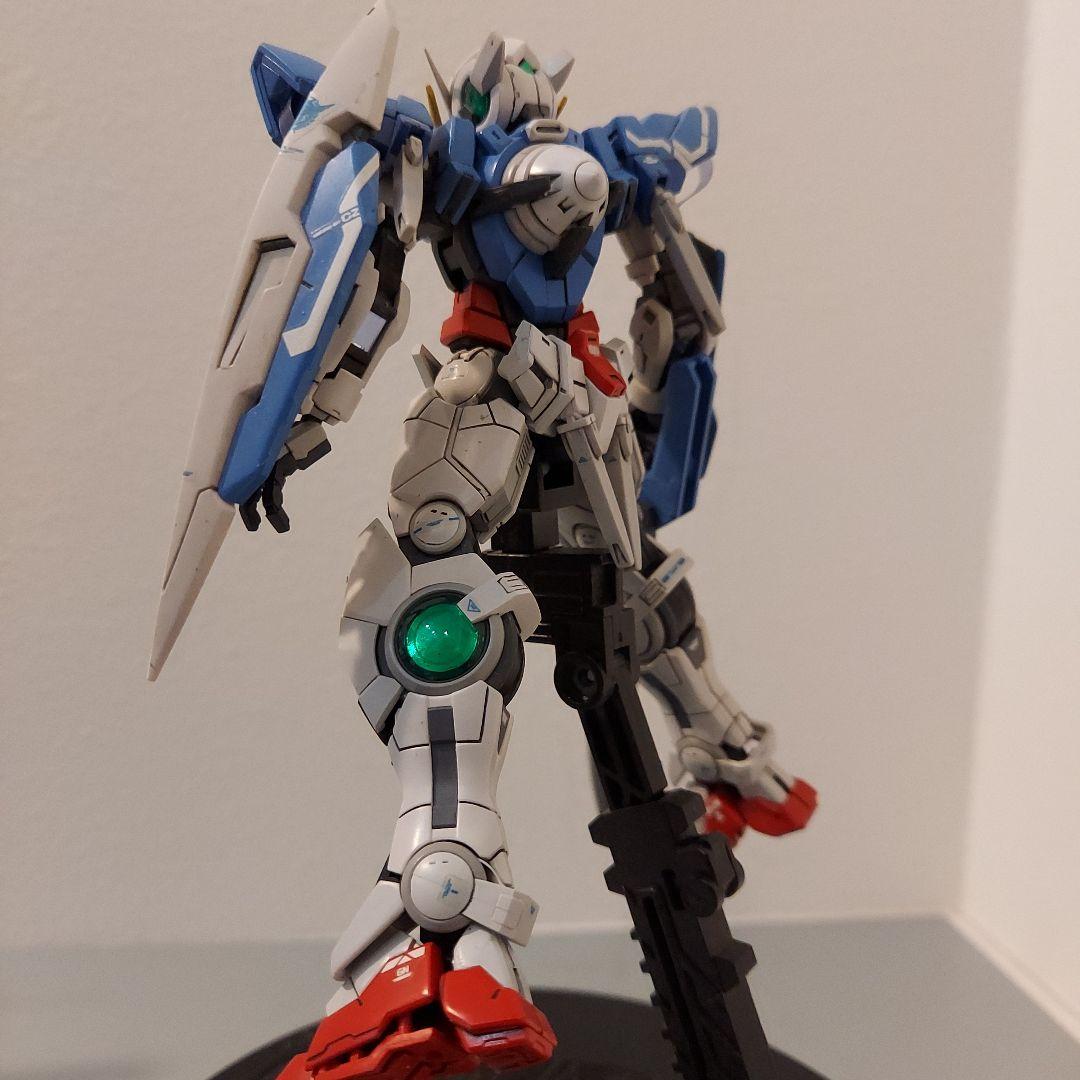 ジャンク　RGエクシア ジャンク！RG ガンダムエクシア 塗装済み完成品 - メルカリ