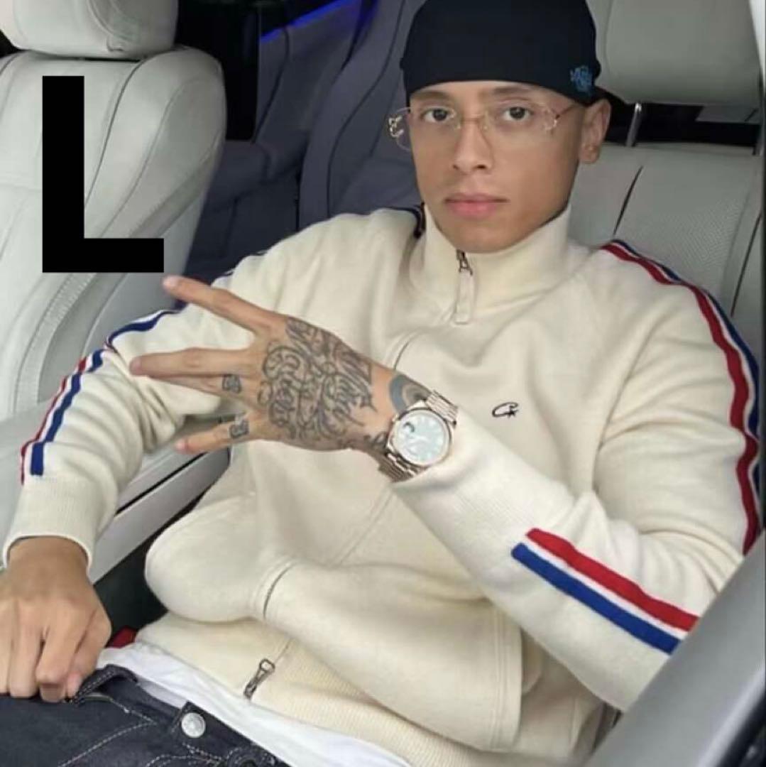 Corteiz ニット カーディガン ベージュ L