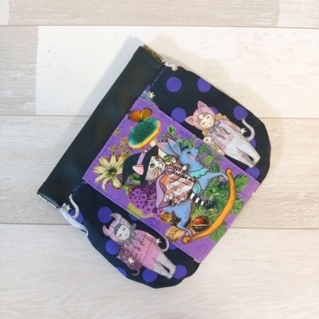 専用☆がま口手帳カバー&ハロウィン柄 ミニポーチ&バネ口ポーチ☆ジョリーフルール