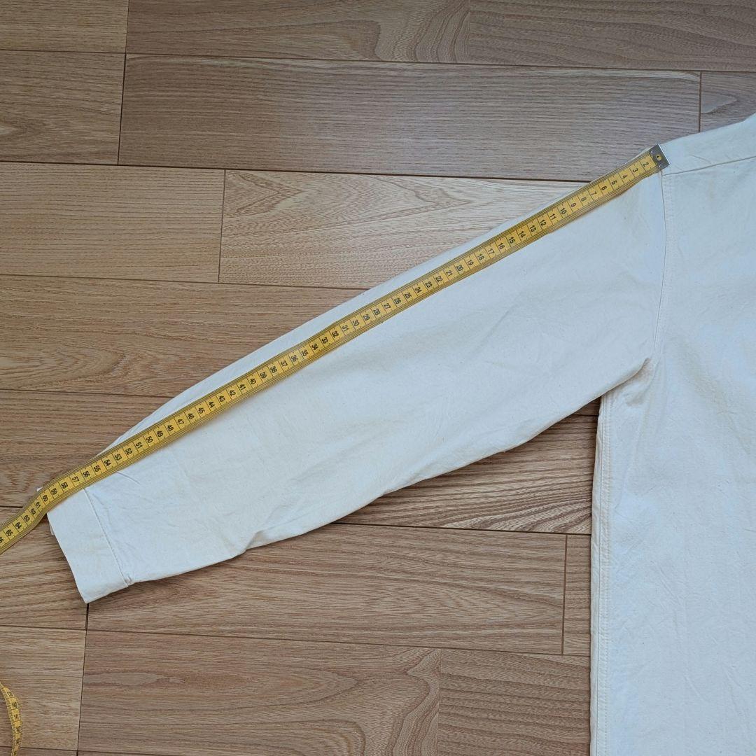 【開店記念セール！】 FRANK Mサイズ 長袖シャツ アイボリー LEDER トップス