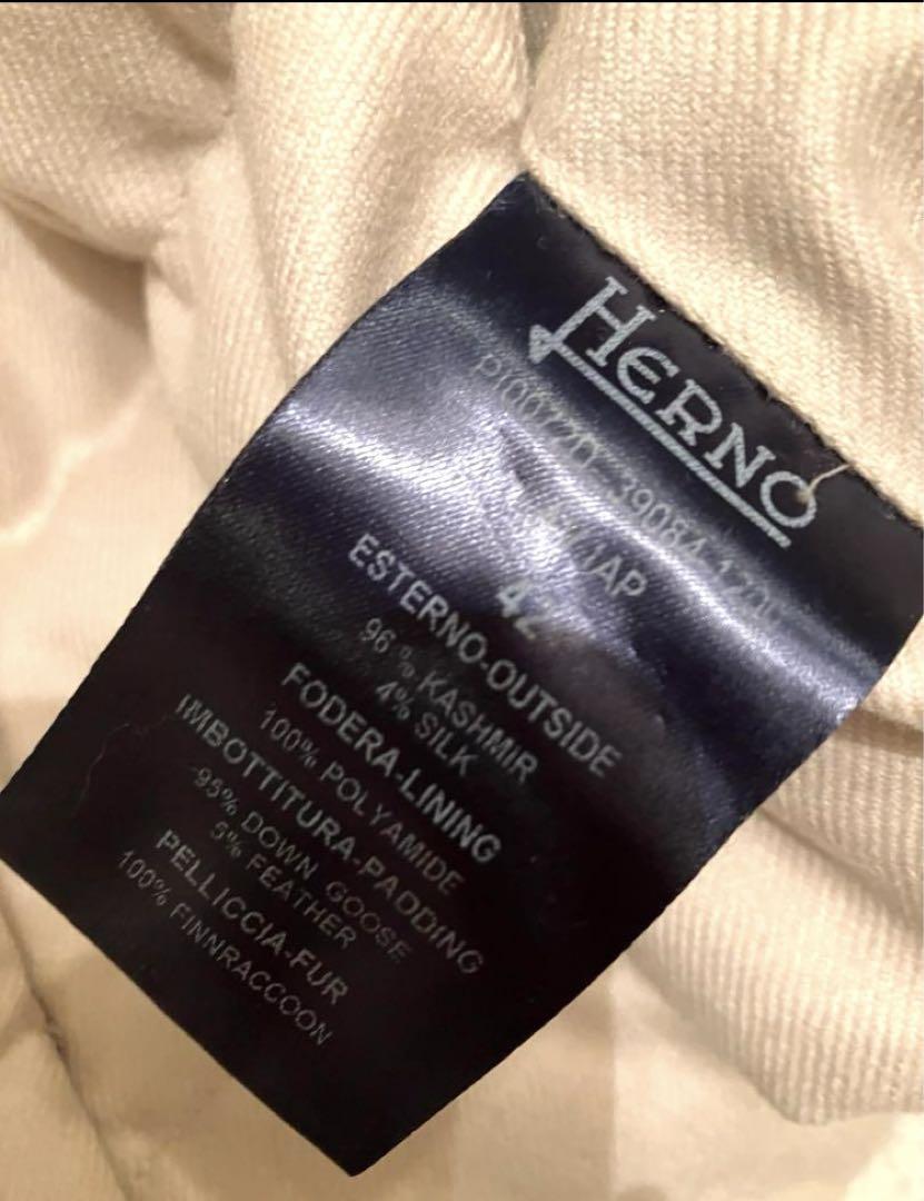 【美品】ヘルノHERNO 最高級カシミヤ・シルク　ダウン