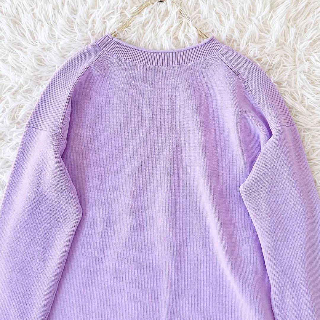 美品✨23SS セオリーリュクス サマーニット 長袖クルーネック 洗える M