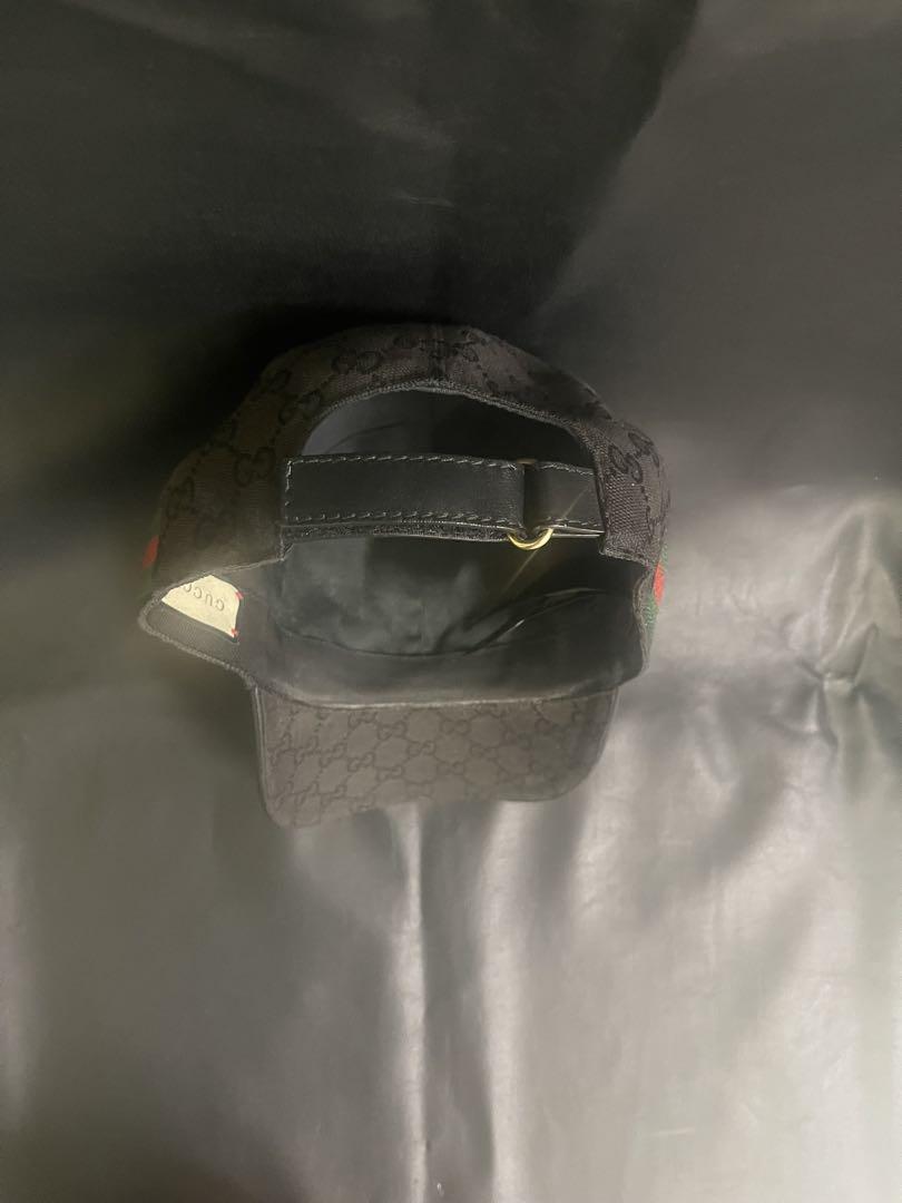 希少サイズXL GUCCI (グッチ) GGキャンバス総柄キャップ 帽子