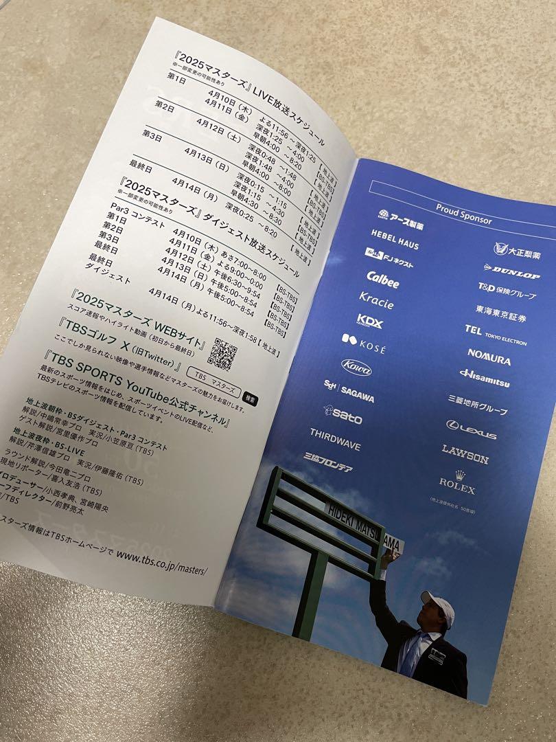 マスターズ　松山英樹　ポスター