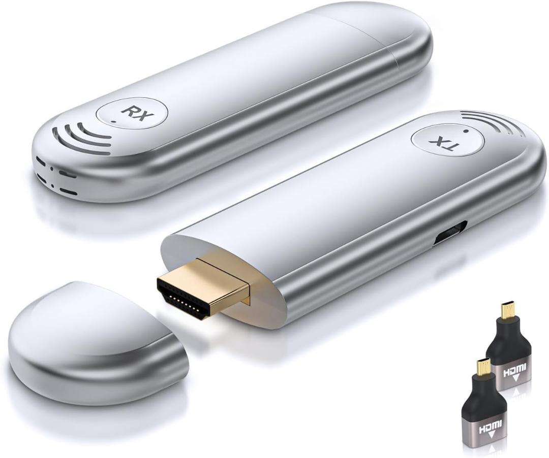 ワイヤレス hdmi 送受信機セット hdmi 無線化 【設定不要 WiFi不要
