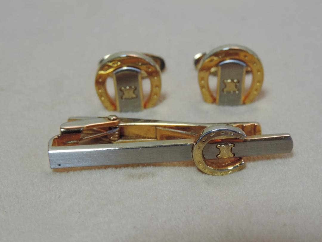 蹄鉄 カフス|タイピンセット