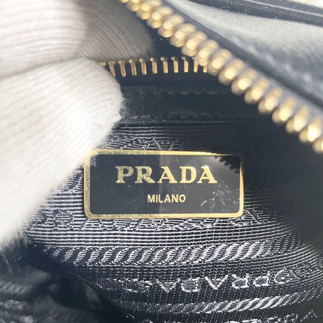 【極美品】PRADA プラダ カメラバッグ ショルダーバッグ 三角 ジャガード