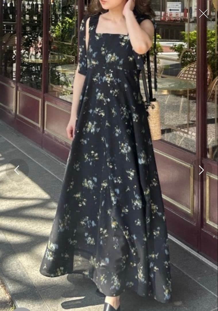 FRAY I.D ワイドストラップステッチワンピース