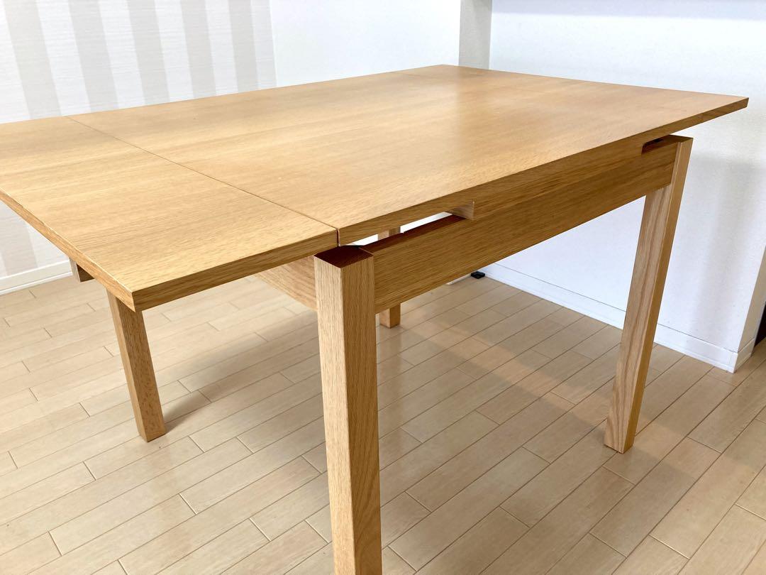 無印良品 エクステンションテーブル オーク材