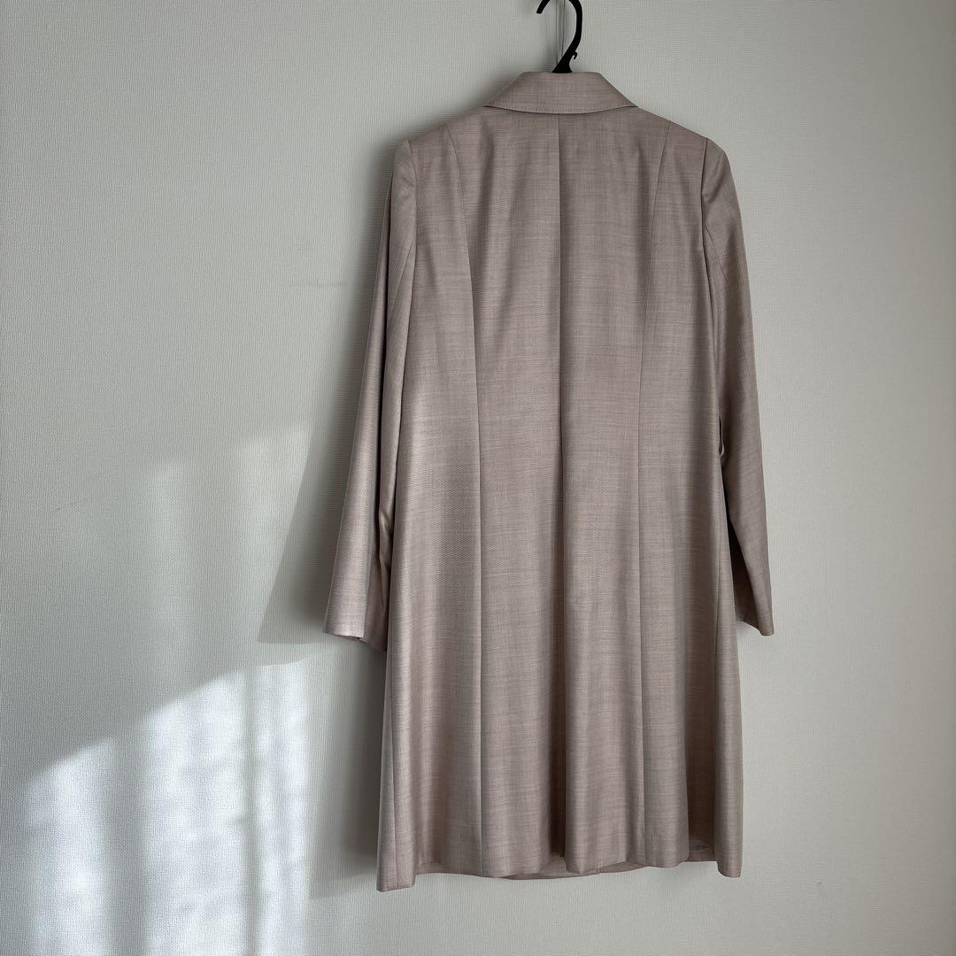Leilian ピンクベージュ コート