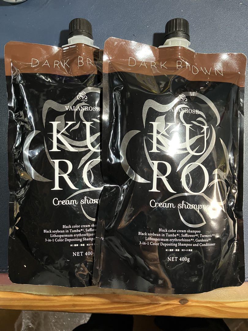 VALANROSE/KUROクリームシャンプー 400g ダークブラウン