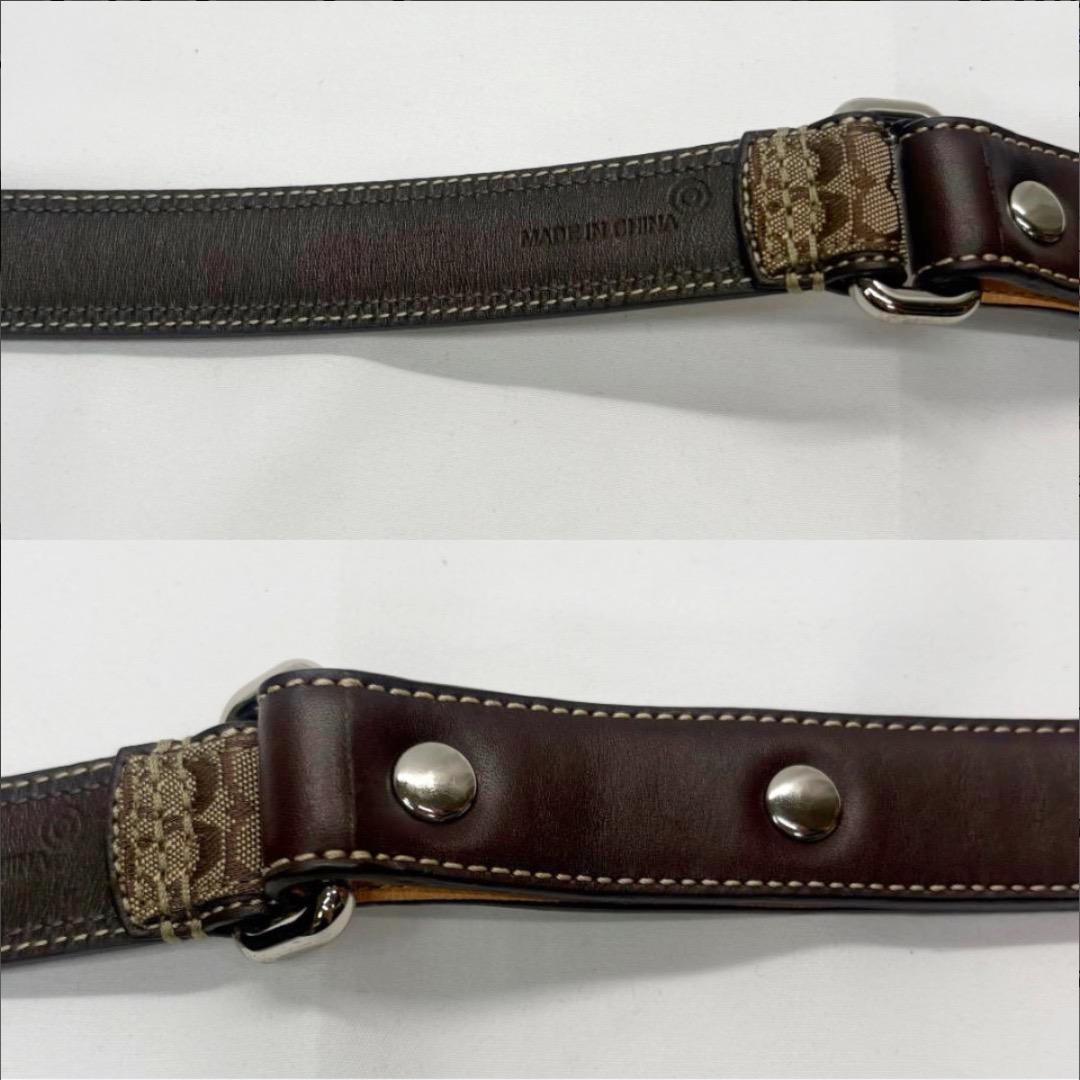 COACH モノグラムデザイン リード Lサイズ 犬用 COACH モノグラムデザイン リード Lサイズ 犬用