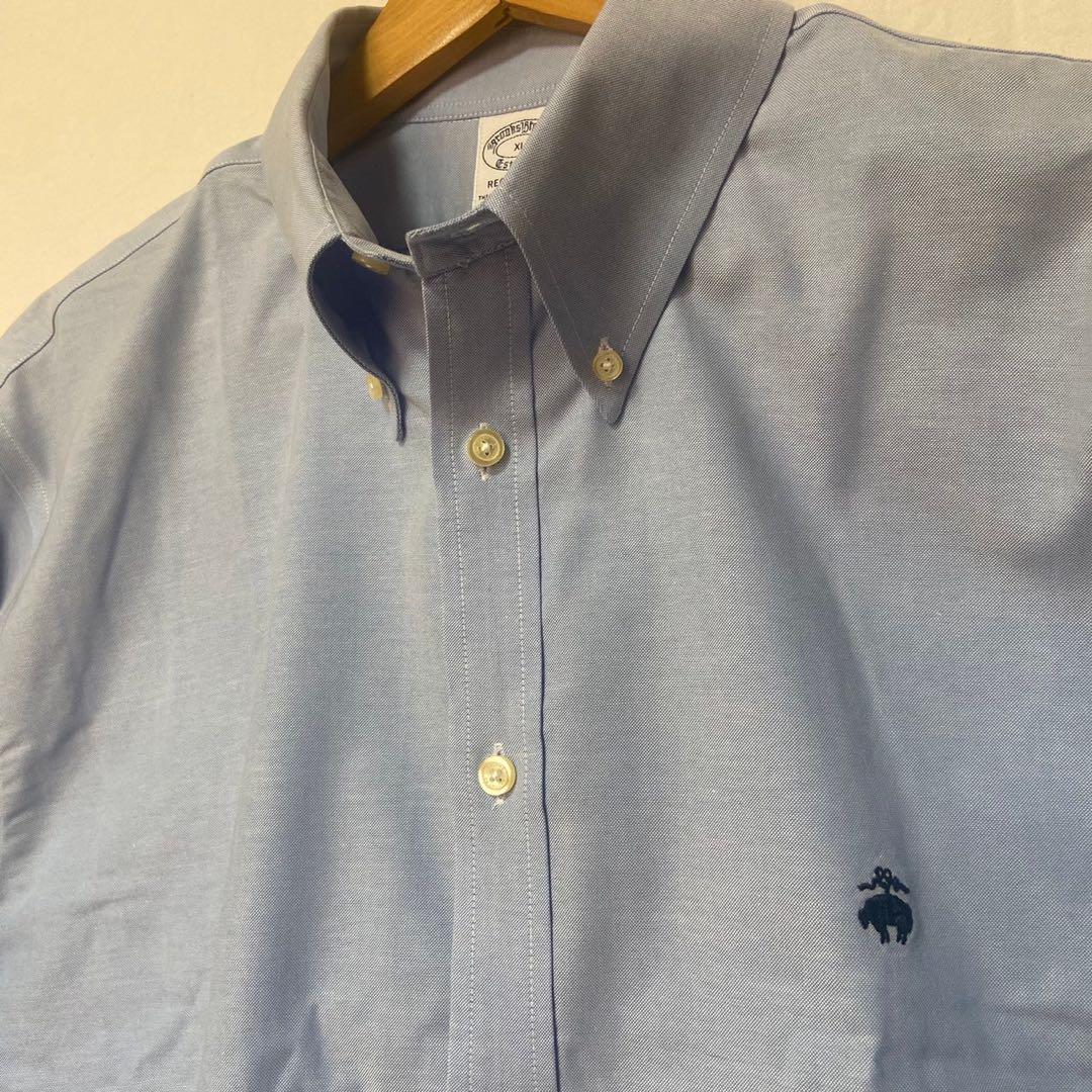 BROOKES BROTHERS ブルックスブラザーズ ワイシャツ ブルー XL